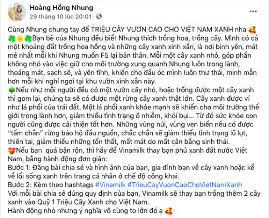 Cộng đồng mạng tích cực kể chuyện về cây xanh với hashtag đặc biệt và lý do ý nghĩa đằng sau